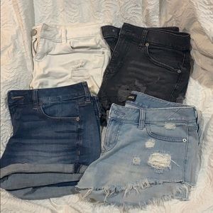 Express denim shorts lot (or individual) size 8